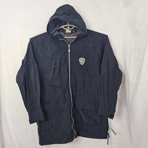 READ Shed Rain Jacket Mens Large Black Branded Warner Bros Nylon Rain Coat